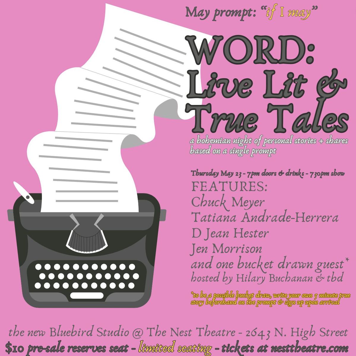 Word \u2013 Live Lit & True Tales