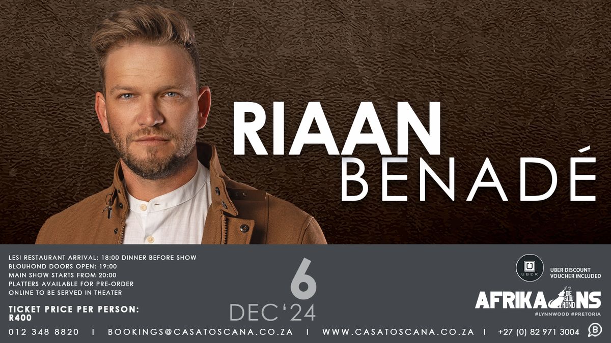 Riaan Benad\u00e9 #soldout