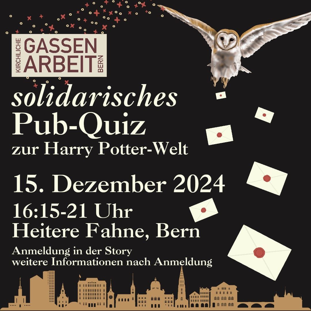 Solidarisches Pub-Quiz zur Harry Potter-Welt