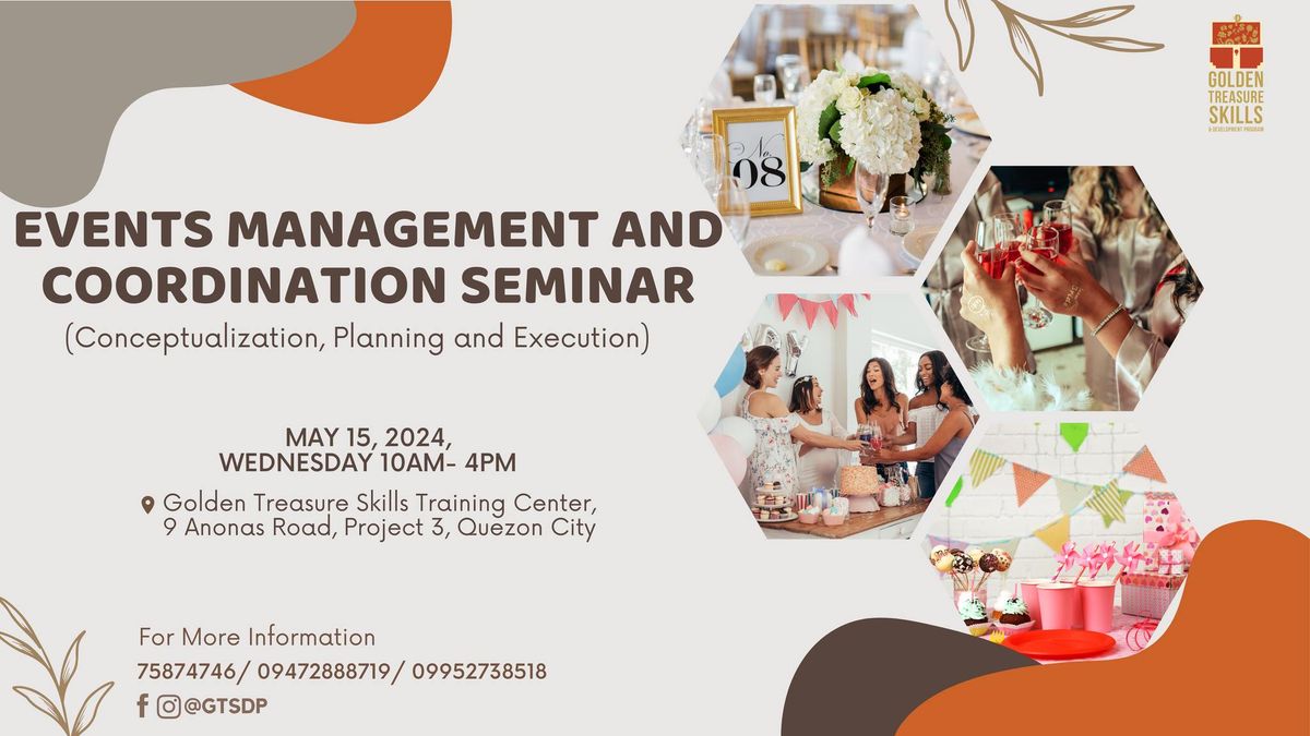 Events Management and Coordination Seminar 