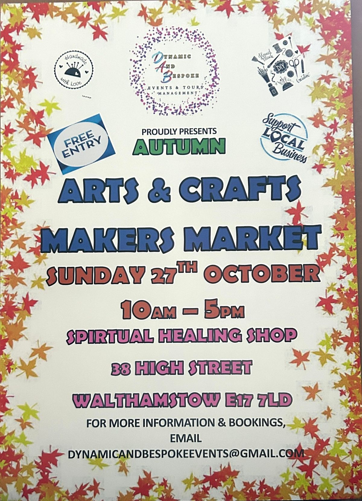 Autumn Arts and Craft Makers Market