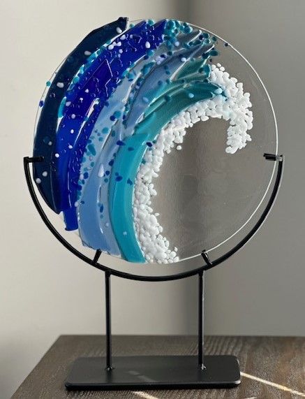 07\/19\/24 - Fused Glass Wkshop - The Wave at The Game Bunker