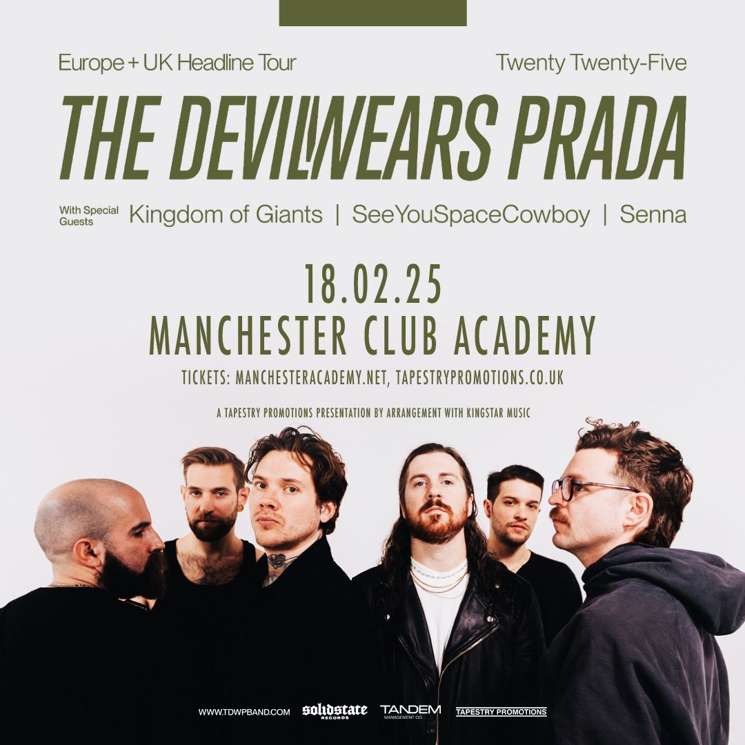 The Devil Wears Prada, Kingdom Of Giants, SeeYouSpaceCowboy, Senna - Manchester