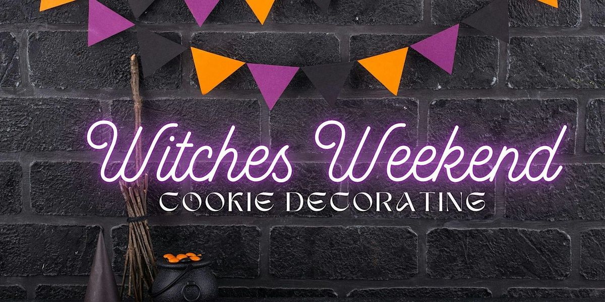 Witches Weekend Cookie Decorating