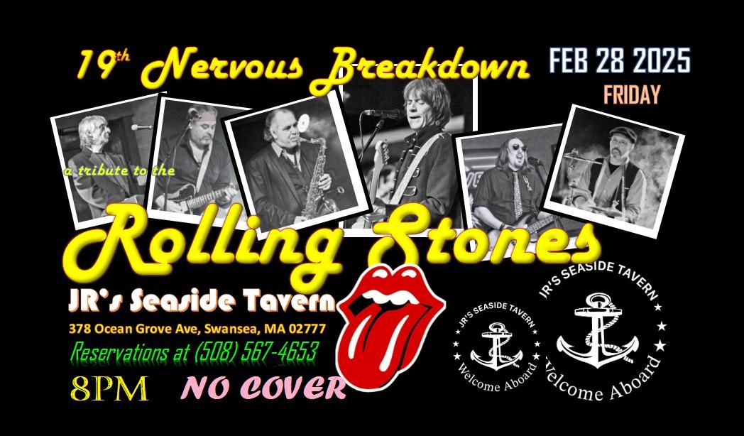 Rolling Stones tribute, "19th Nervous Breakdown" at JR's Seaside Tavern in Swansea MA 