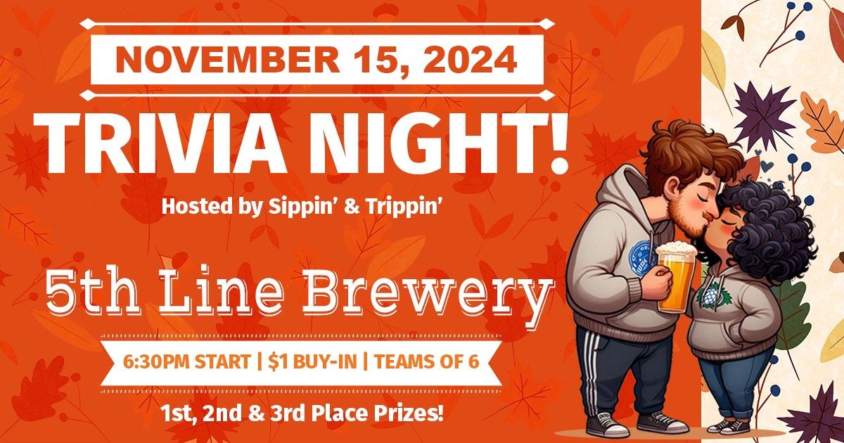 Trivia Night at 5th Line Brewing