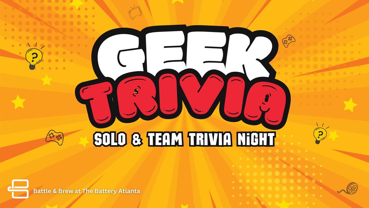 Geek Trivia Night