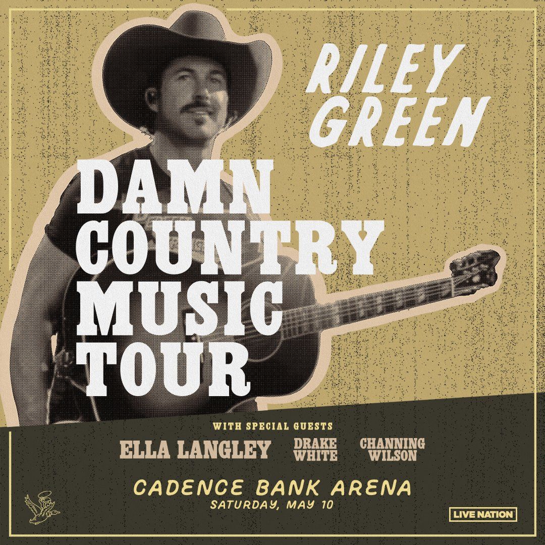 Riley Green with Ella Langley, Drake White, and Channing Wilson