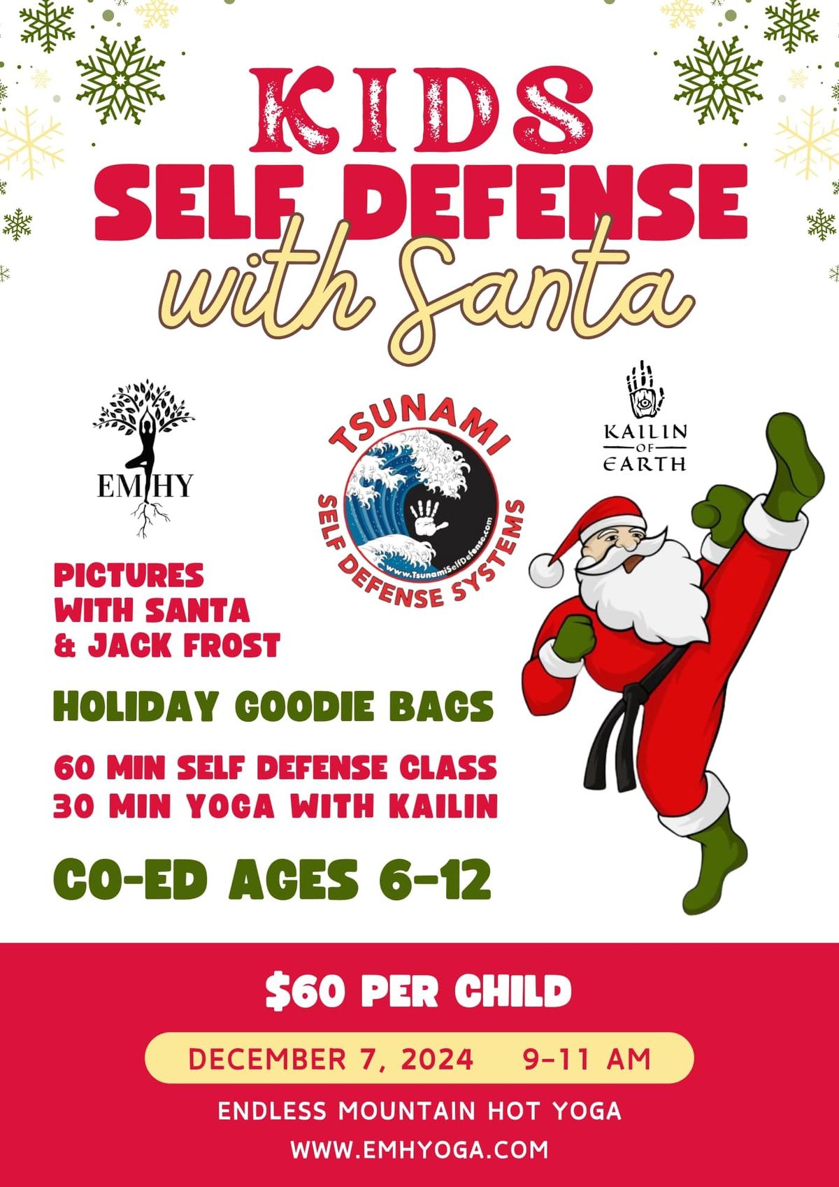 Kids Self Defense with Santa