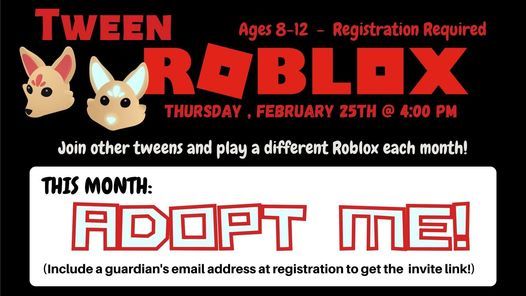 Tween Roblox North Shelby Library Birmingham 25 February 2021 - how to play roblox in a library