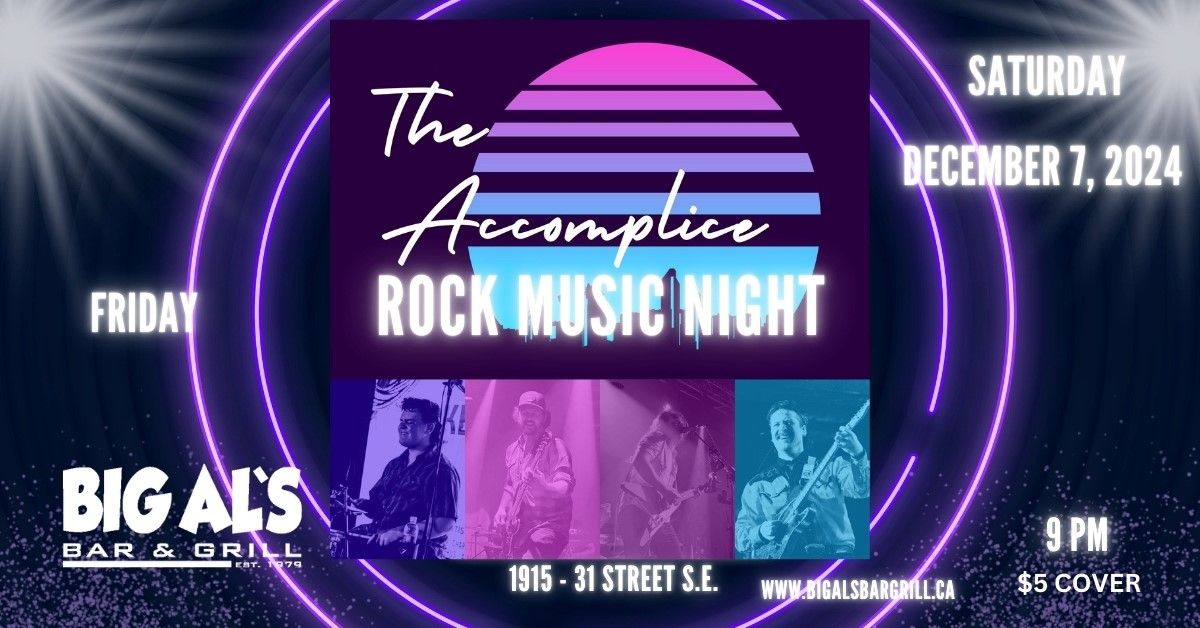 The Accomplice LIVE at Big Al's!