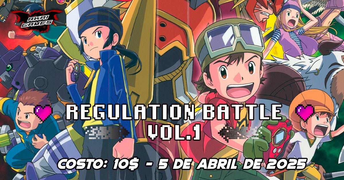 DIGIMON REGULATION BATTLE VOL 1 By Akai Games