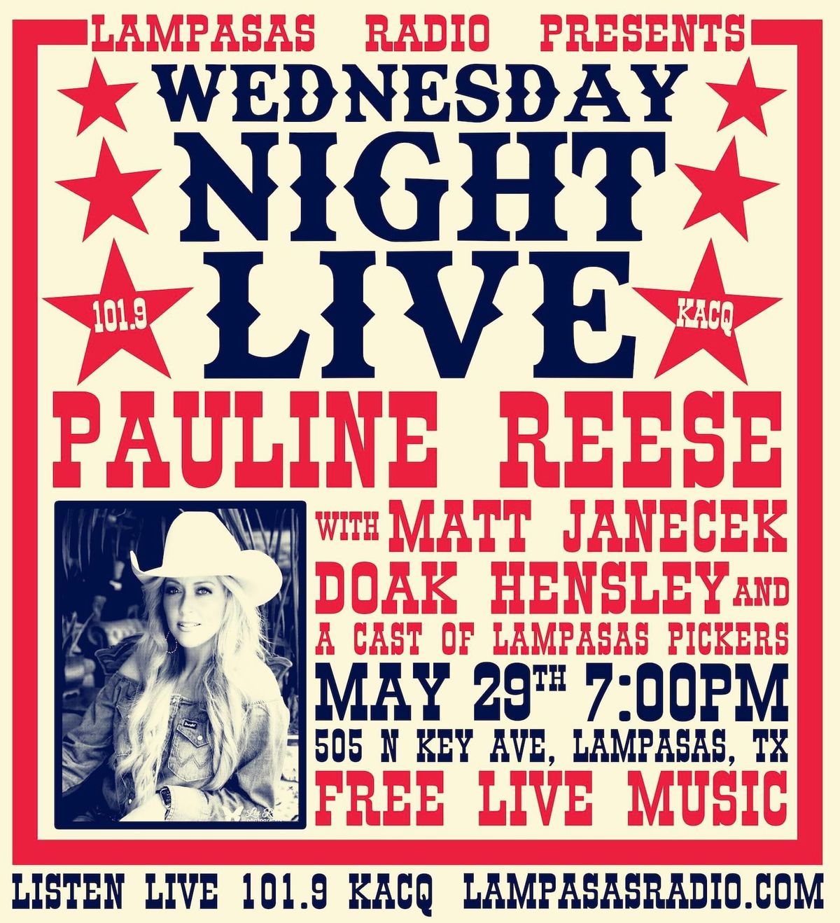 Wednesday Night Live: Pauline Reese