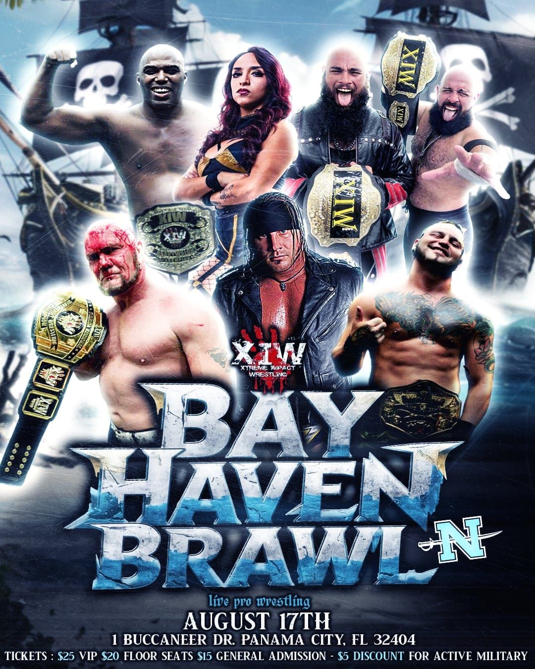 Live Pro Wrestling presents XIW Bay Haven Brawl! Fun Raiser for North Bay Haven football team 