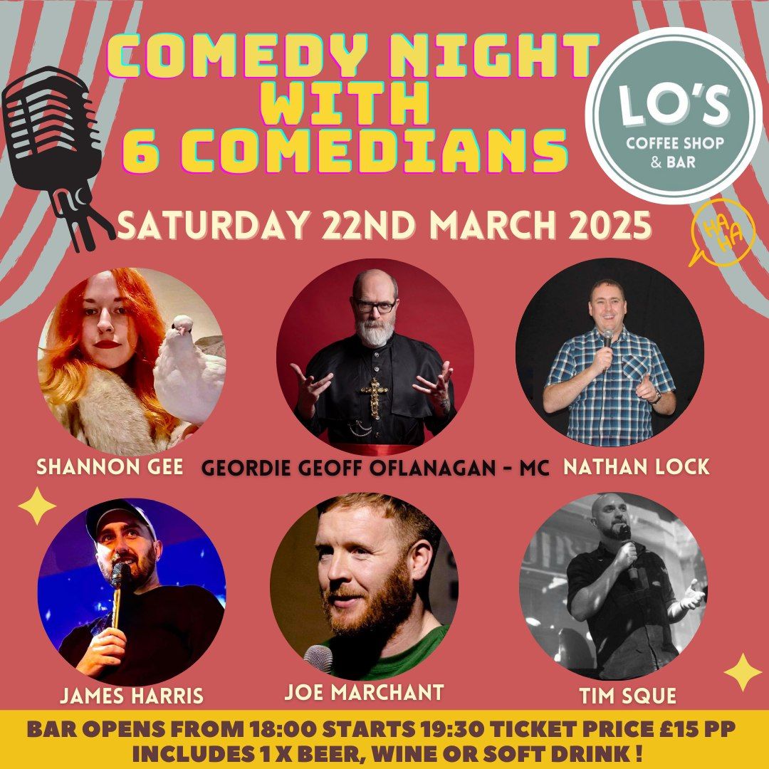 Comedy Night at LO's SAVE THE DATE!