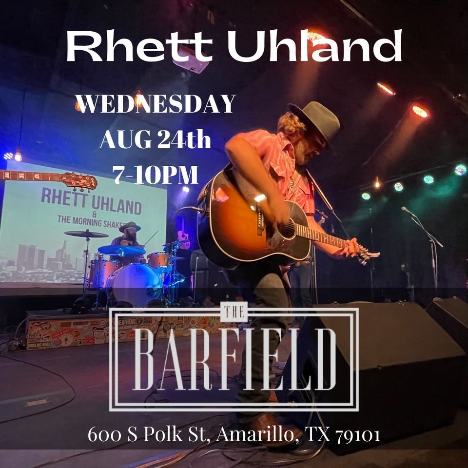 Barfield Hotels Speakeasy - Rhett Uhland LIVE