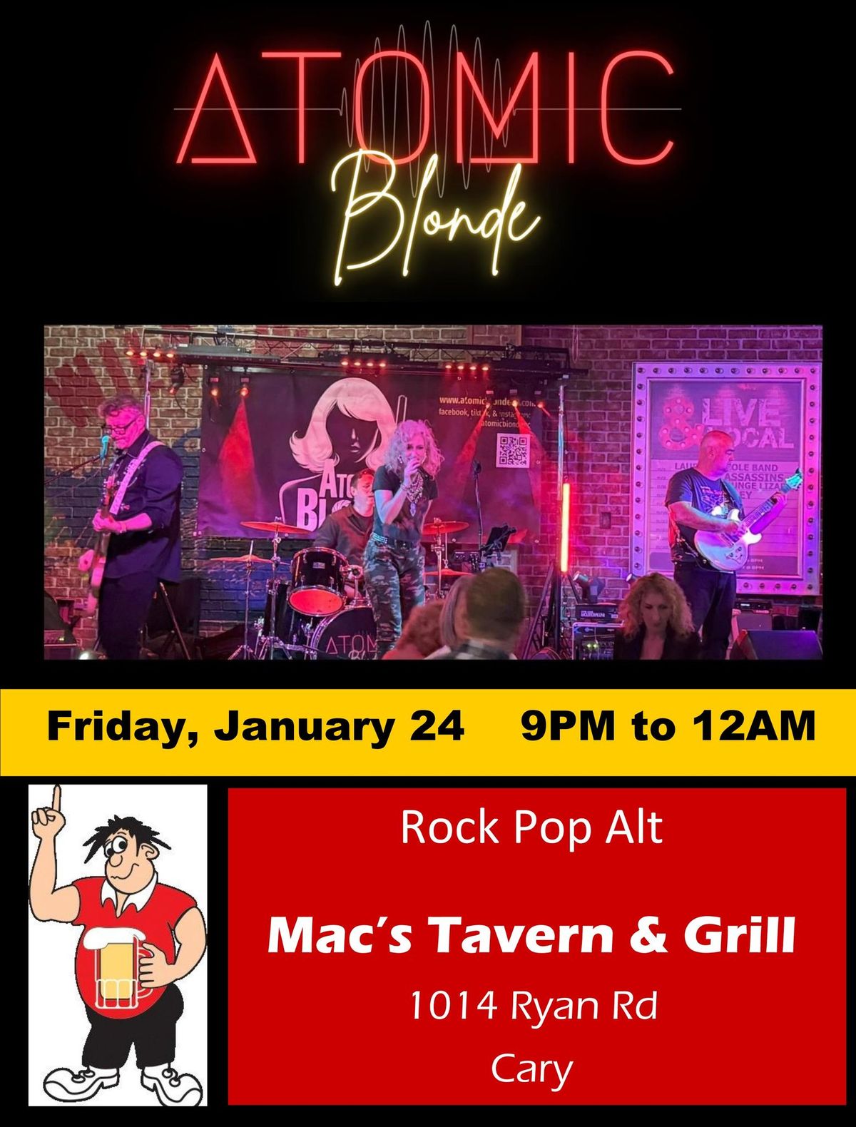 Atomic Blonde @ Mac's Tavern