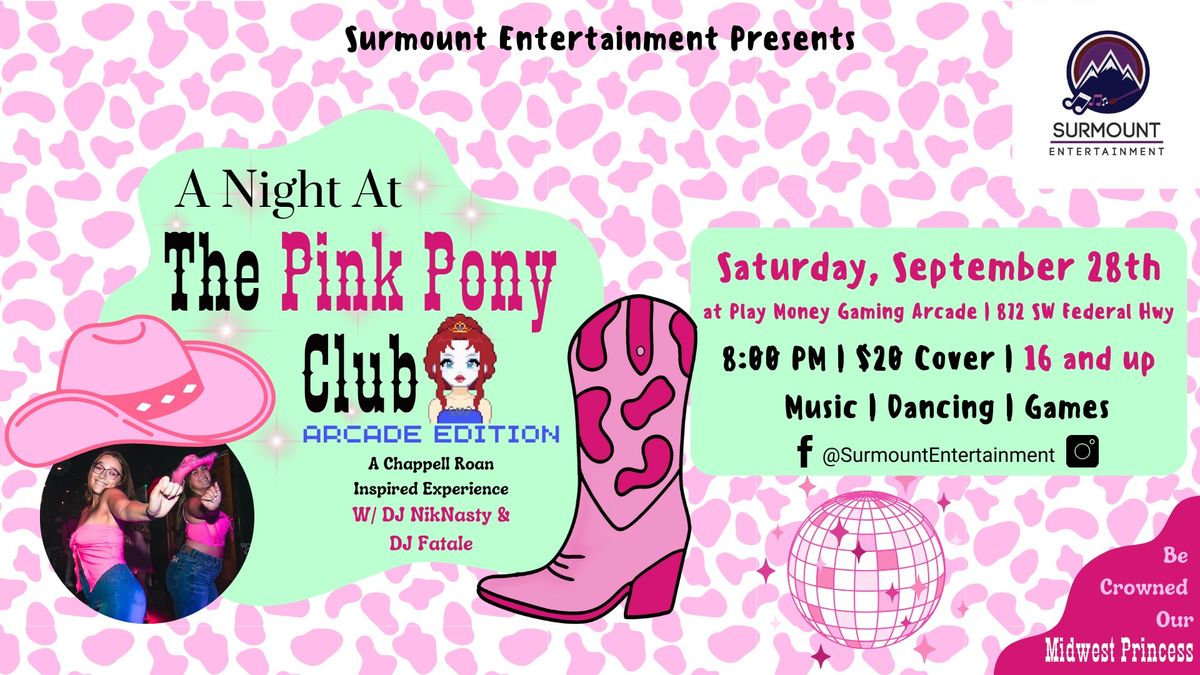 A Night at the Pink Pony Club: Arcade Edition (A Chappell Roan Inspired Event)