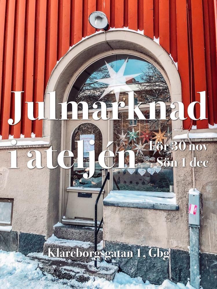 Julmarknad i atelj\u00e9n 