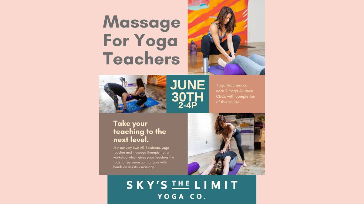 Massage For Yoga Teachers