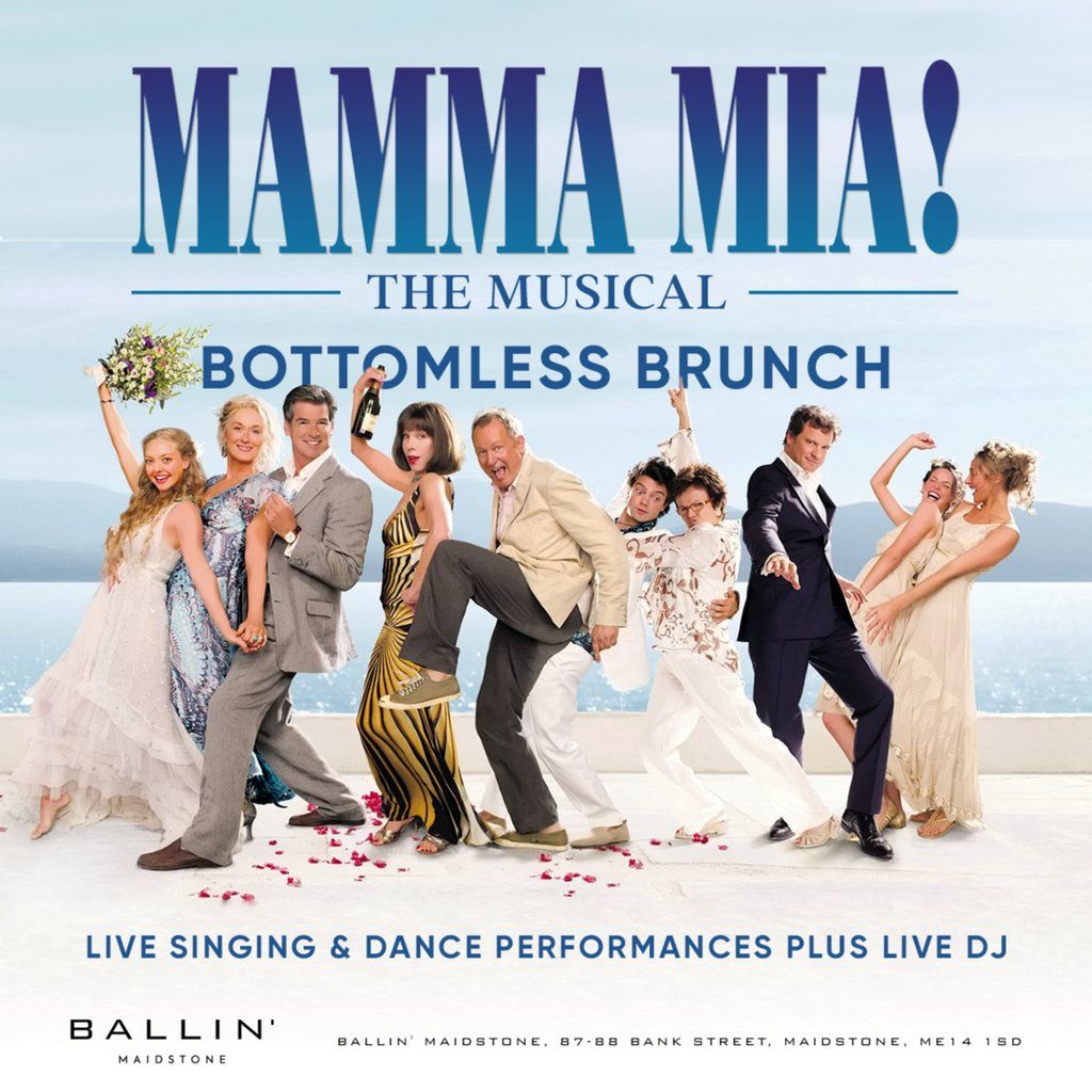 Mamma Mia The Musical Bottomless Brunch