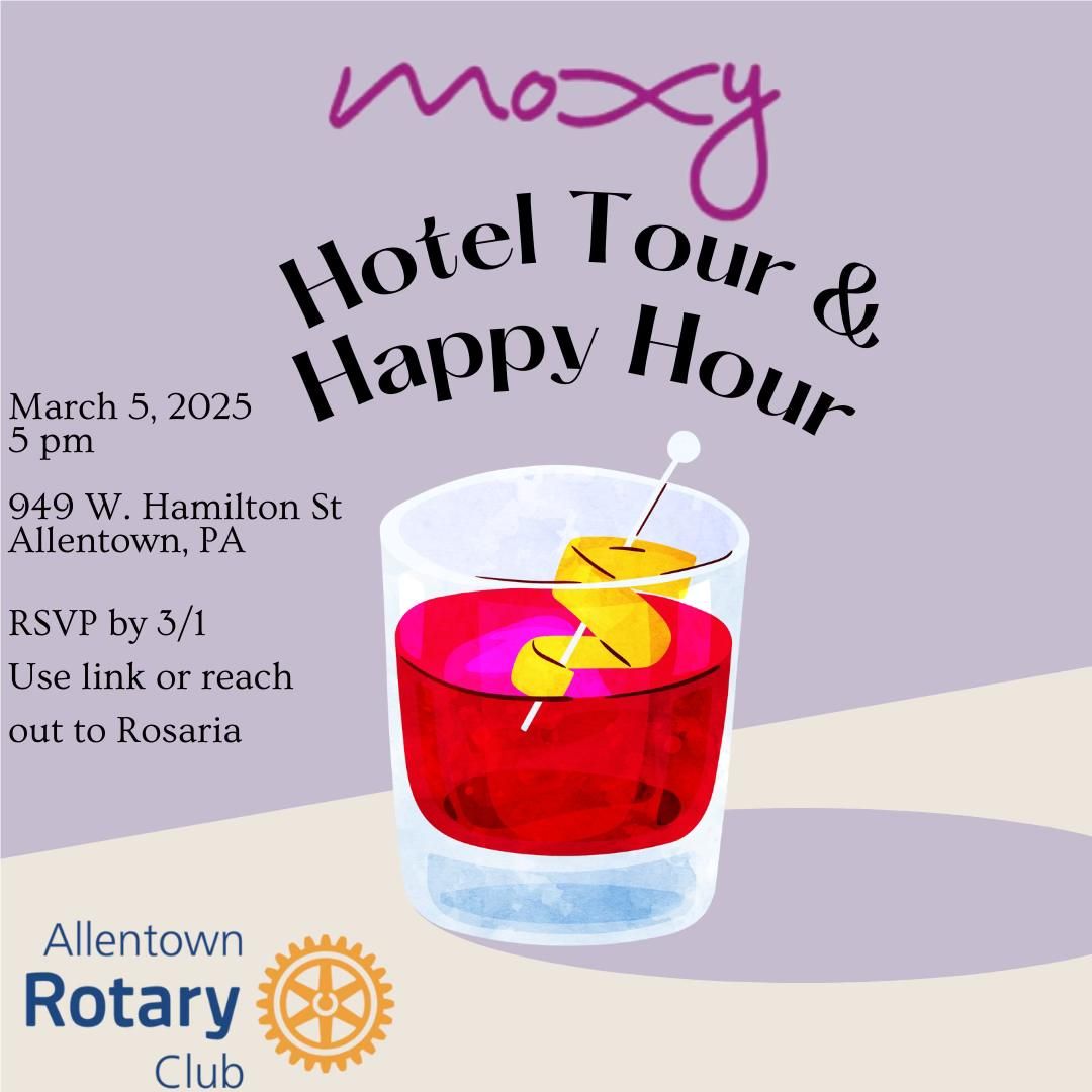 Moxy Allentown Downtown - Hotel Tour and Happy Hour