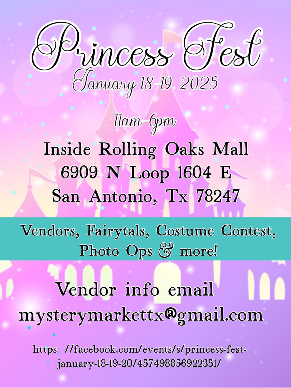 Princess Fest January 18-19 , 2025