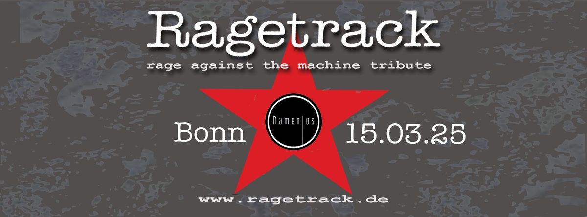 "rage against the machine" tribute by Ragetrack \/ Special Guest: Toshiko \u00d6dland