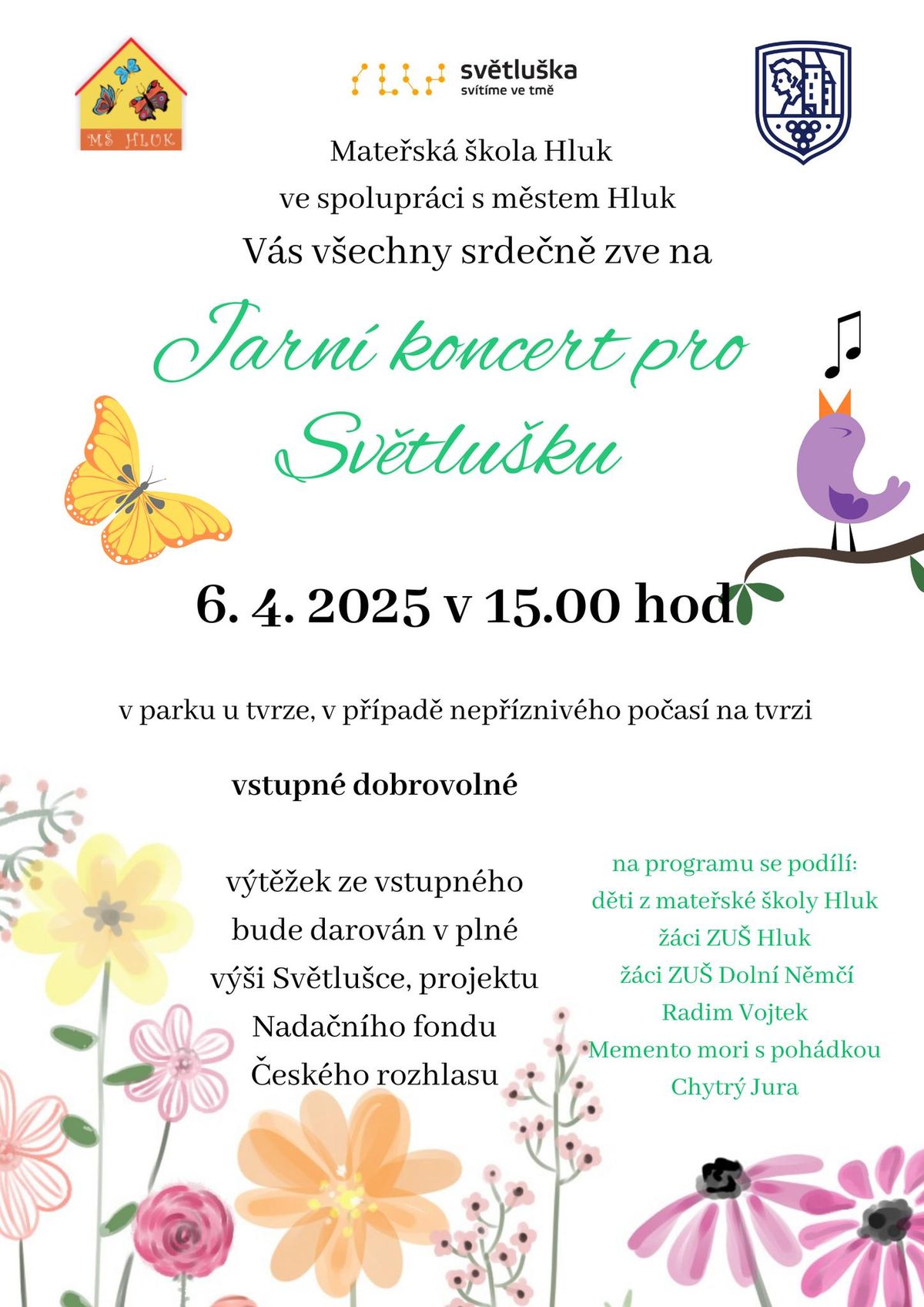 JARN\u00cd KONCERT PRO SV\u011aTLU\u0160KU