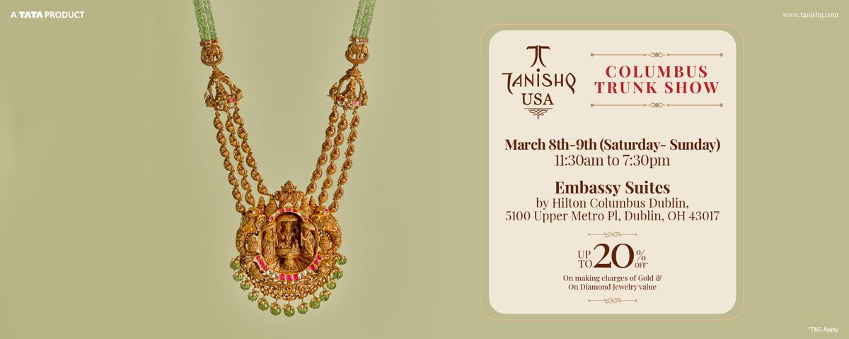 Tanishq USA  |  Columbus Trunk Show