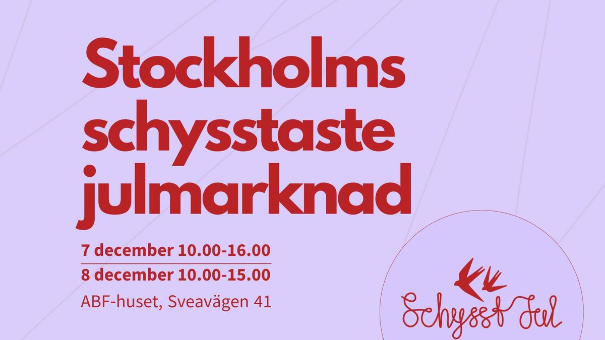 Stockholms schysstaste julmarknad! - Schysst Jul 2024