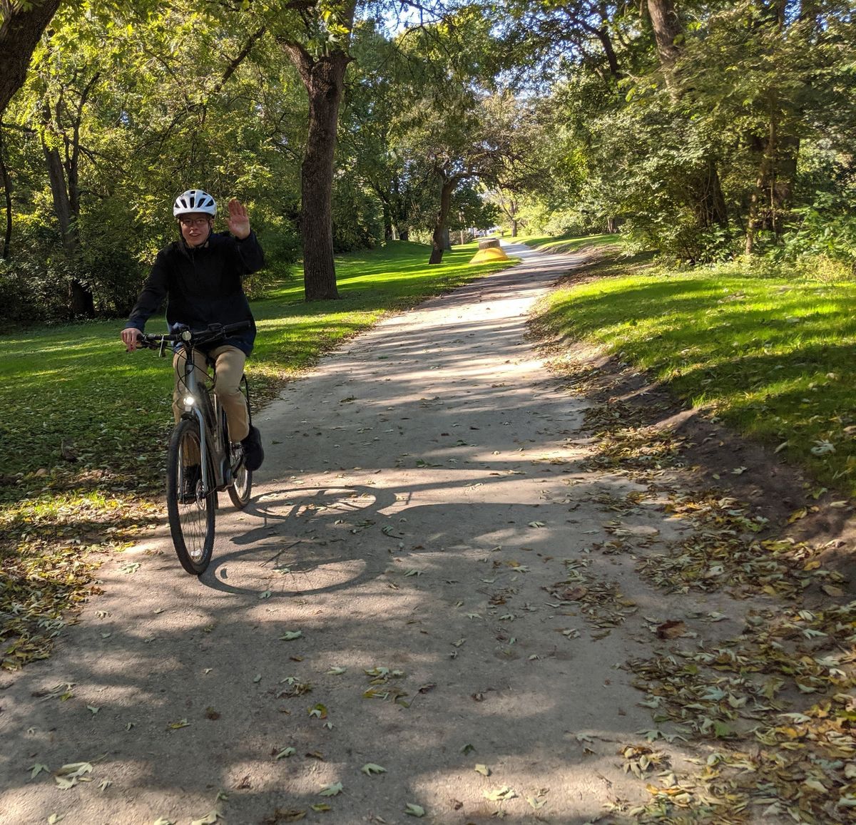 Trek Bicycle Davenport Takes on Duck Creek Bike Path 