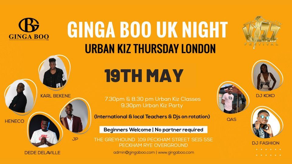 Urban Kiz Thursday London - Classes & Party - Karl - Paris
