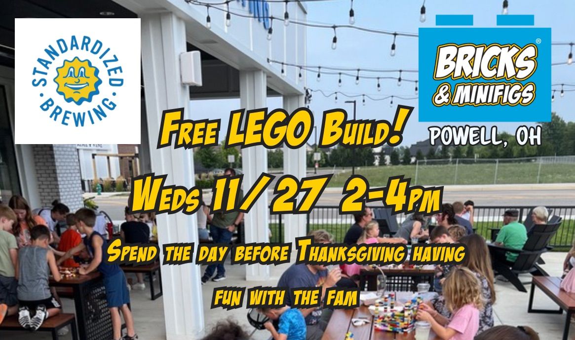 LEGO Free Build @ Standardized Brewing!