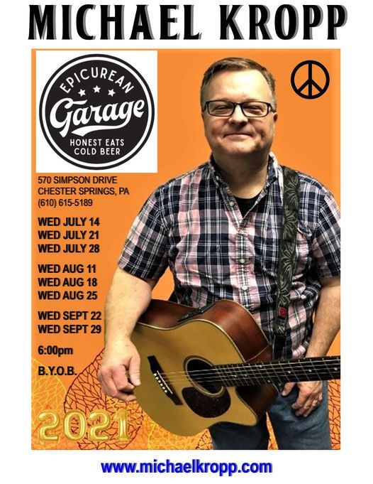 9\/29 - Michael Kropp - Happy Hour at Epicurean Garage