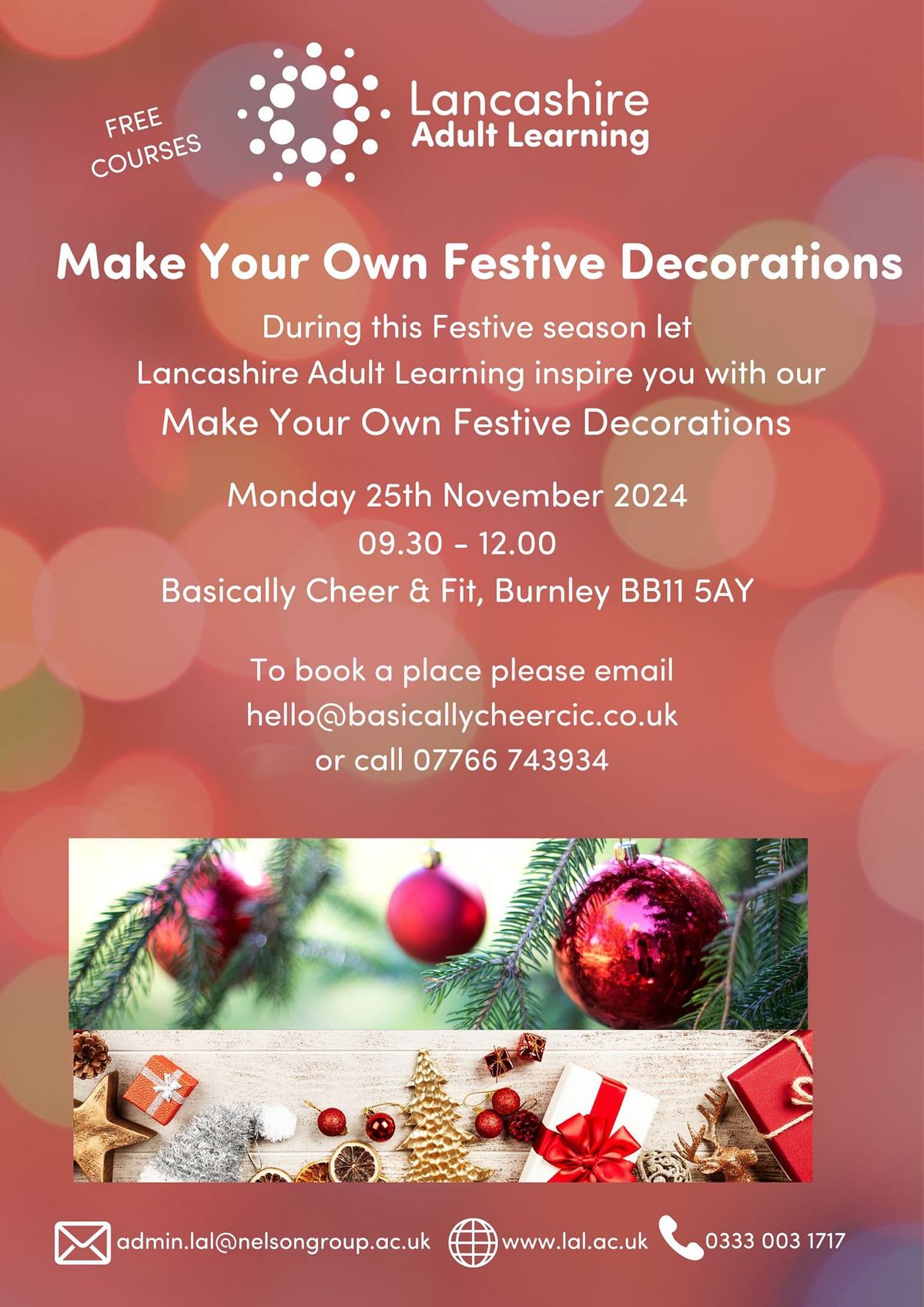 Festive Decorations Workshop