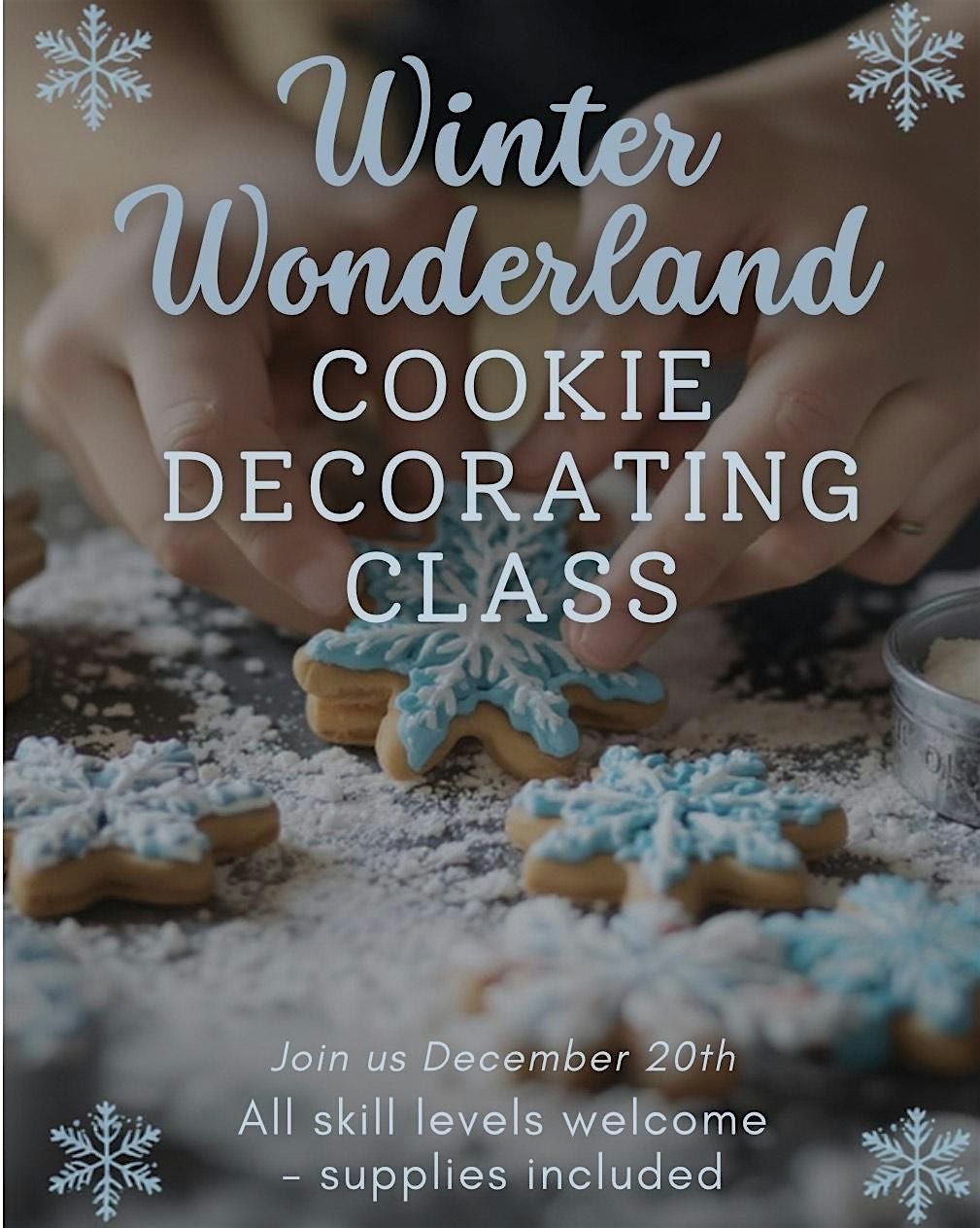 Winter Wonderland Cookie Decorating Class