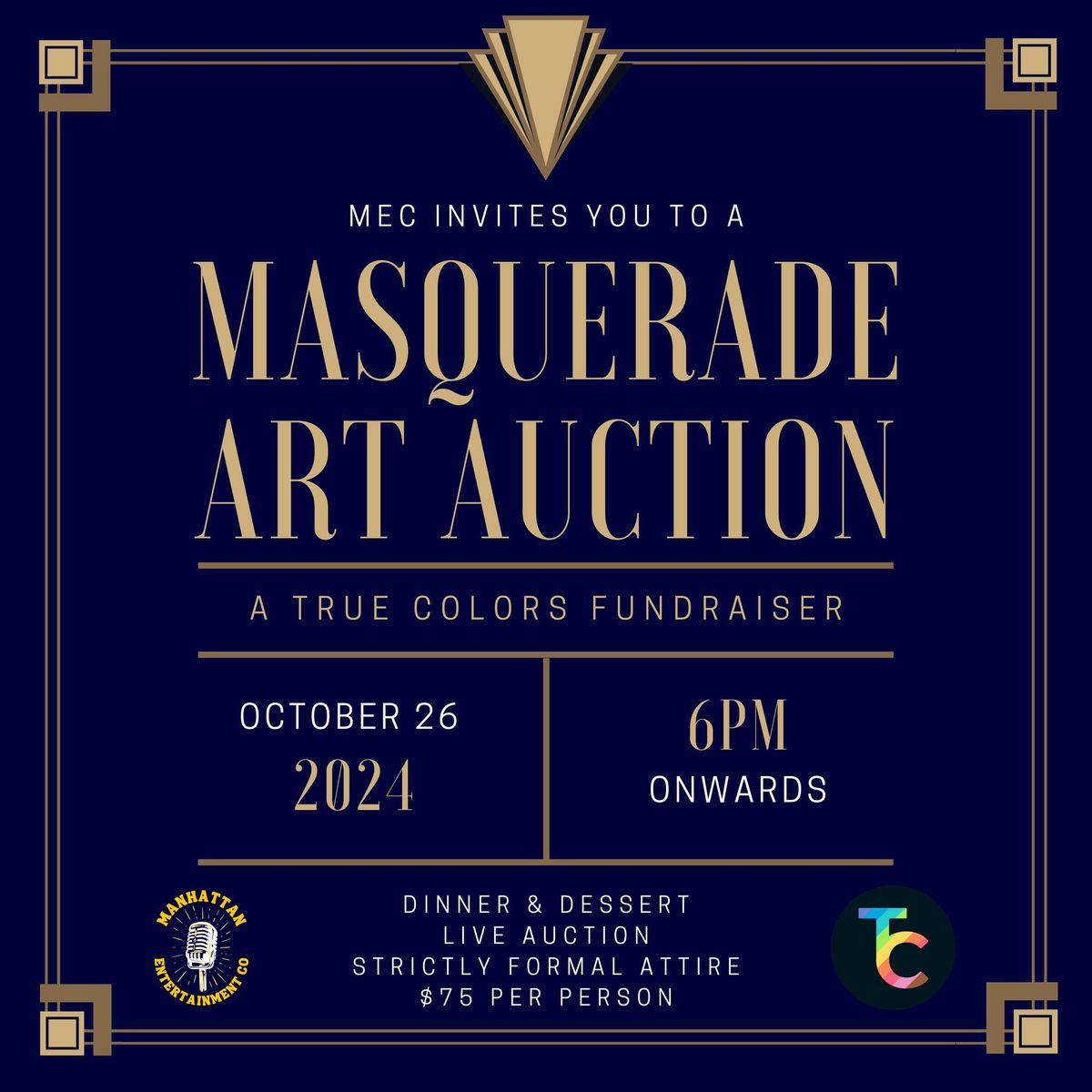 Masquerade Art Auction Fundraiser