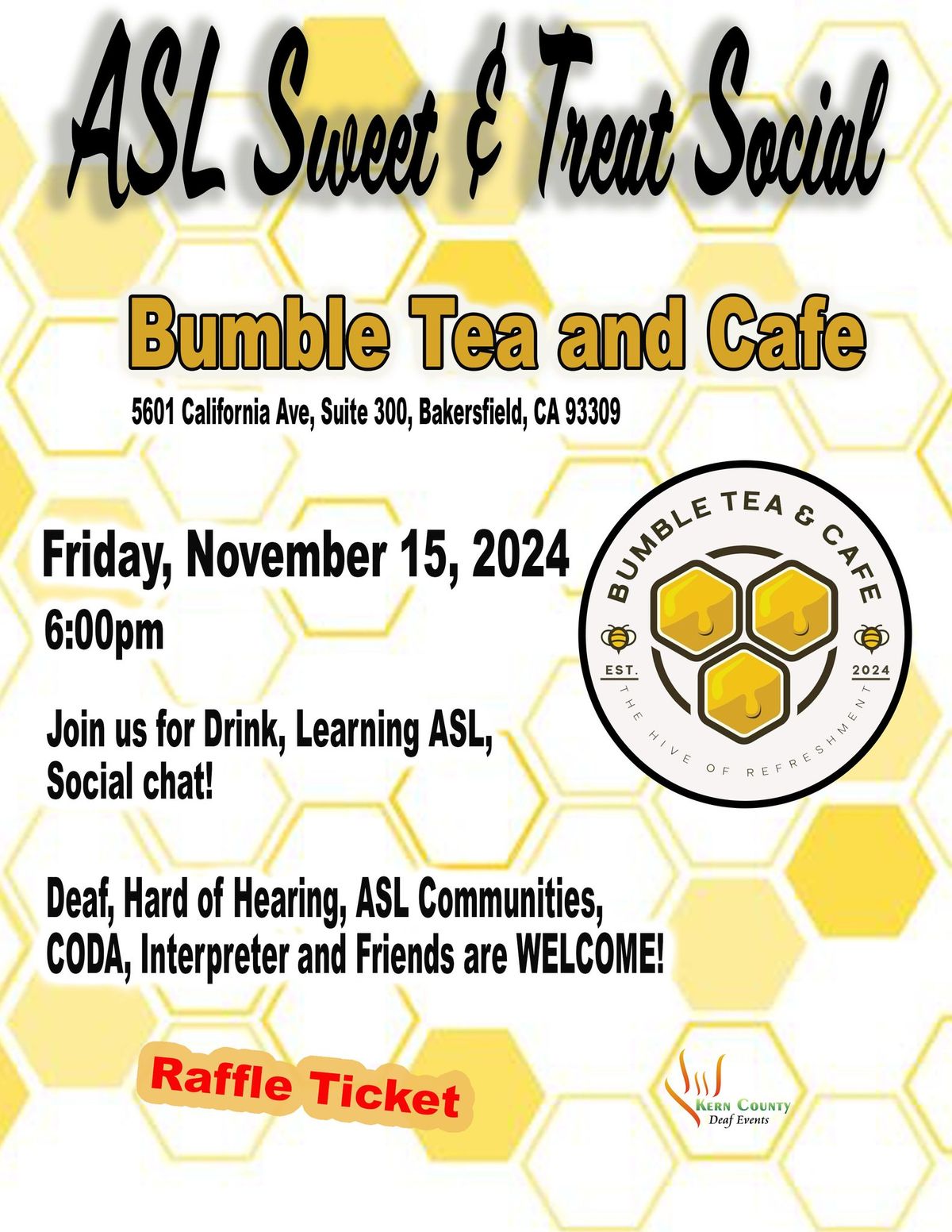 ASL Sweet & Treat Social