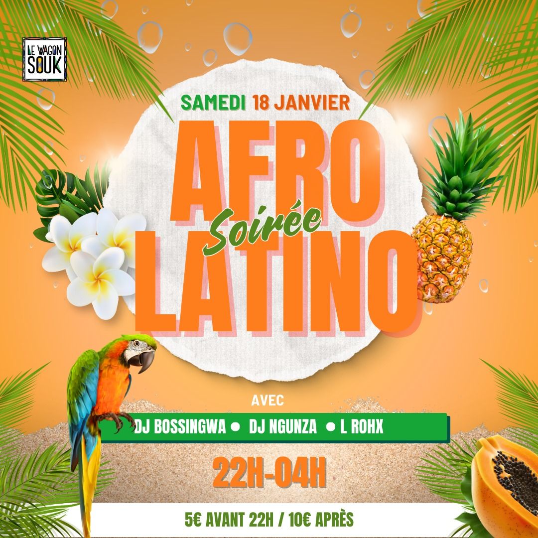 \ud83c\udf34 SOIR\u00c9E AFRO-LATINO \ud83c\udf34