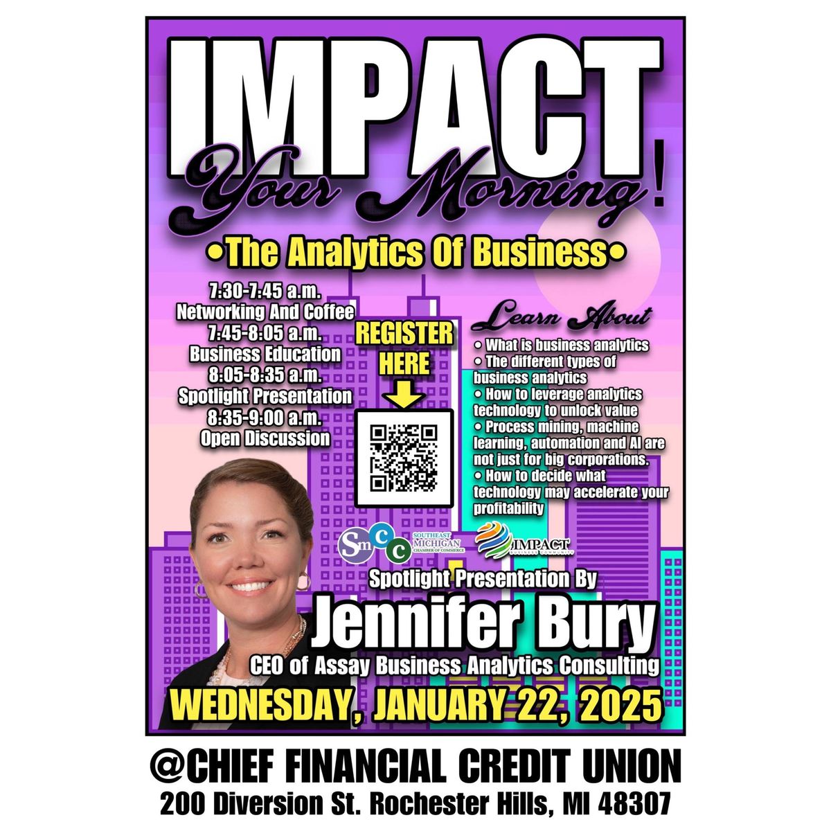 IMPACT Your Morning! The Analytics Of Business with Jennifer Bury