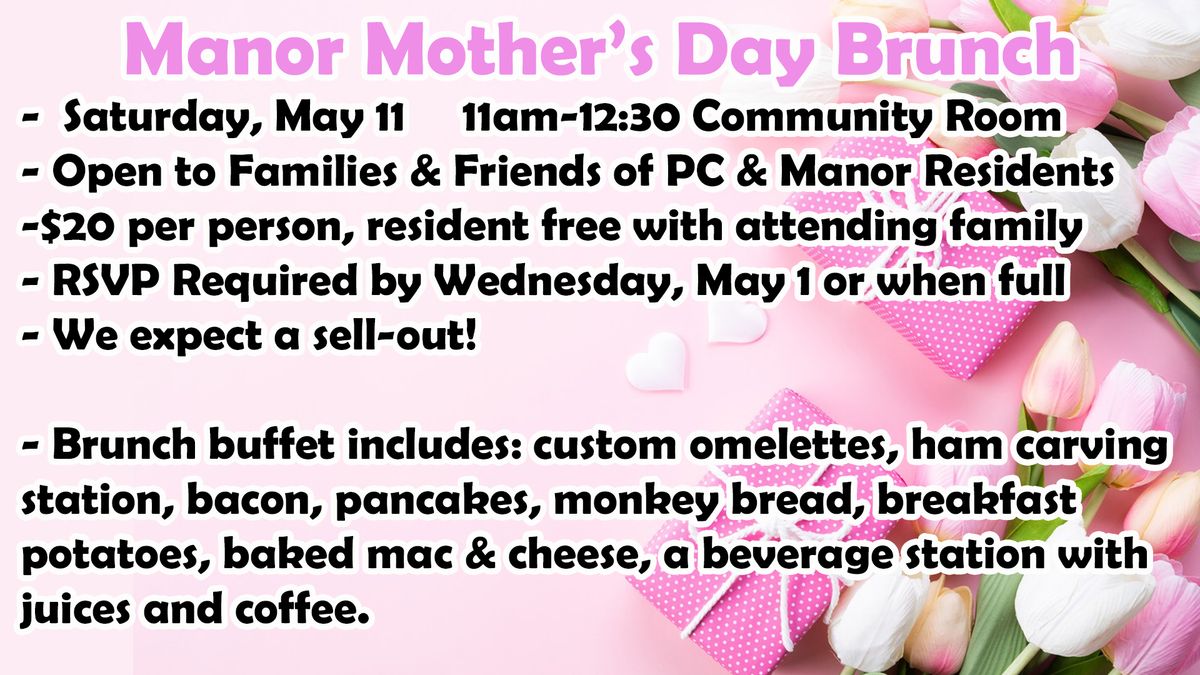 APRC Manor Mother's Day Brunch