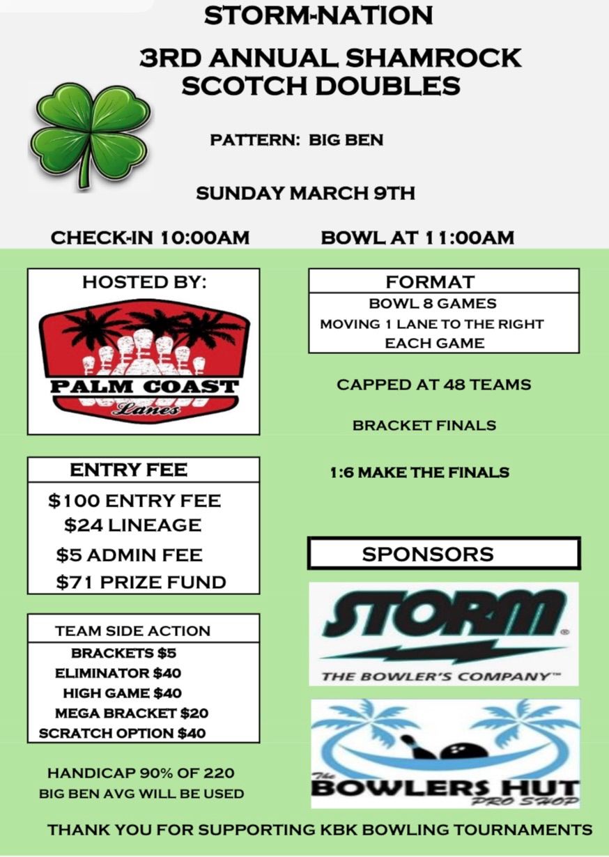 3rd annual shamrock scotch doubles 