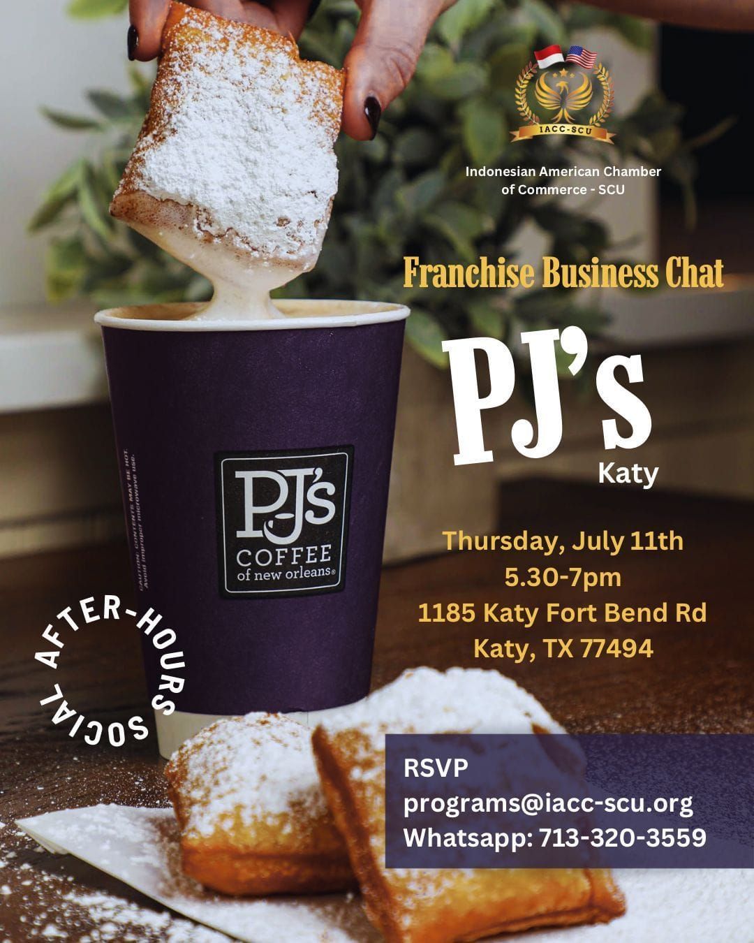PJ's Coffee Business Chat Indonesian