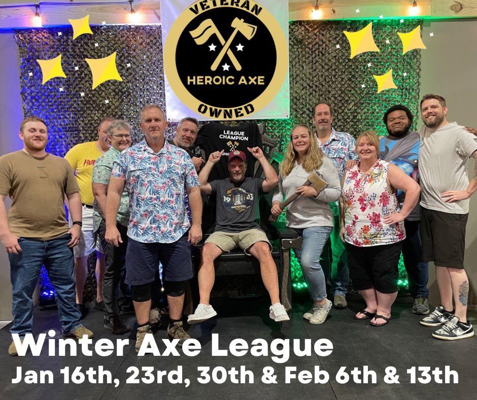 \u2744\ufe0f Winter Axe League - Starts Thursday, January 16th! \u2744\ufe0f