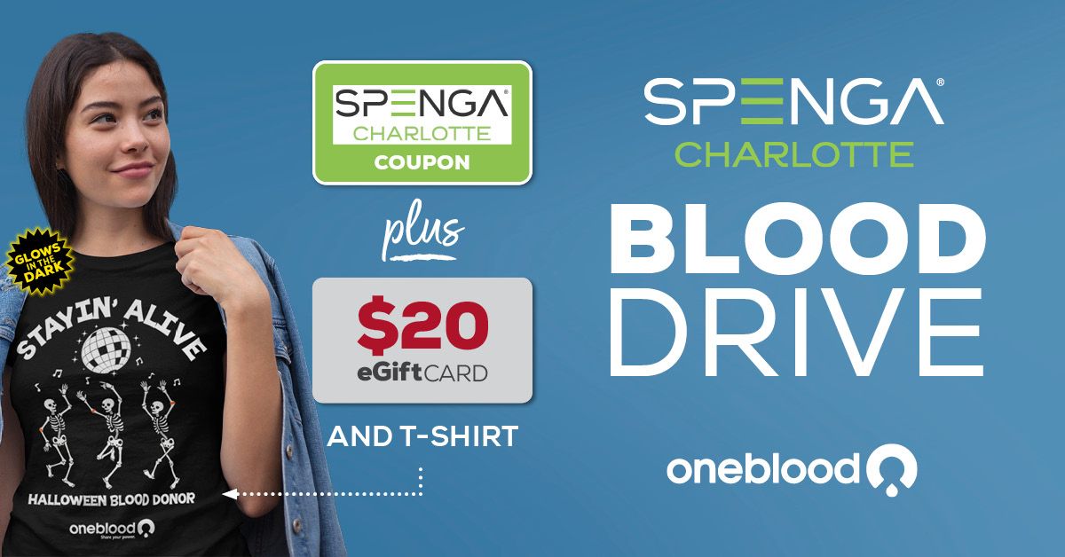 Donate Blood at SPENGA (Charlotte)! 