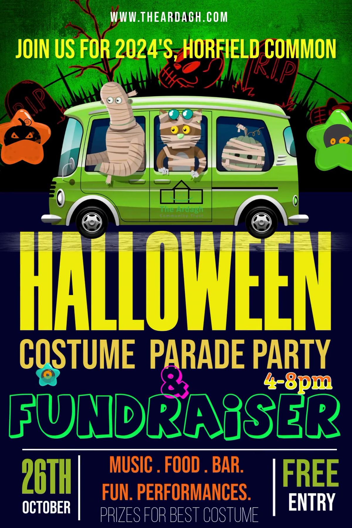 Horfield Common Halloween Costume Parade Party & Fundraiser! At the Ardagh.