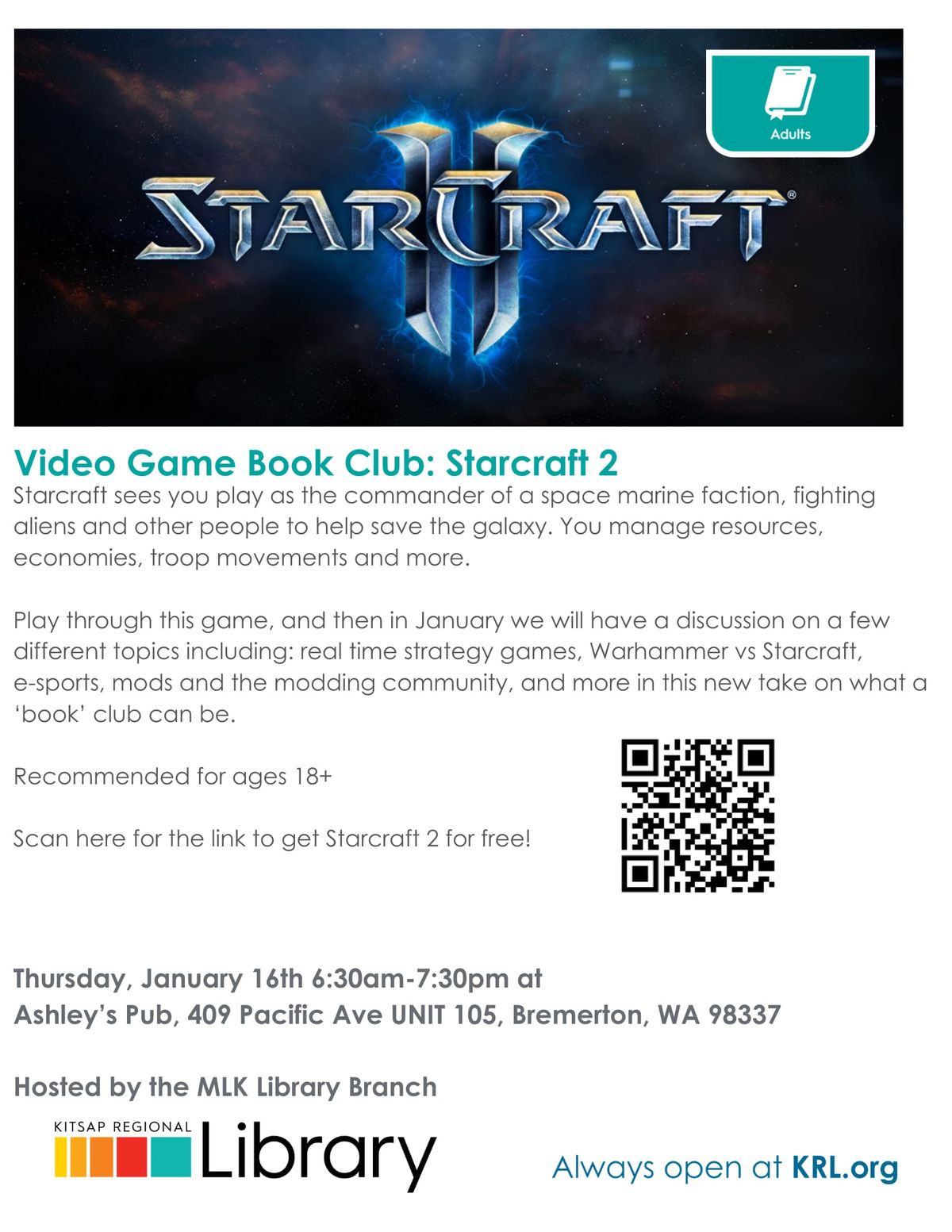 Video Game Book Club - Starcraft 2