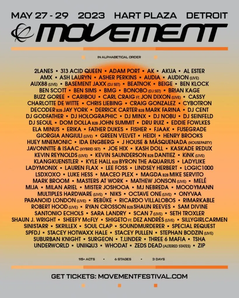 Movement Music Festival - Saturday