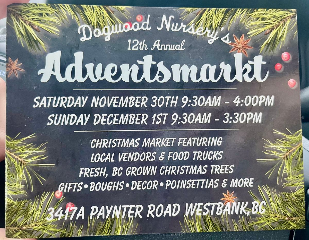 Dogwood Nursery\u2019s 12th Annual Adventsmarkt